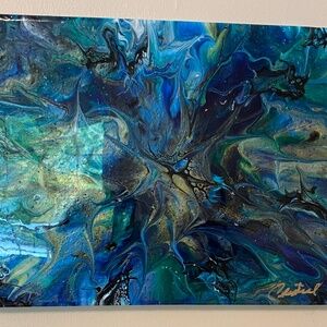 "UNDER WATER FISHES" PAINTING